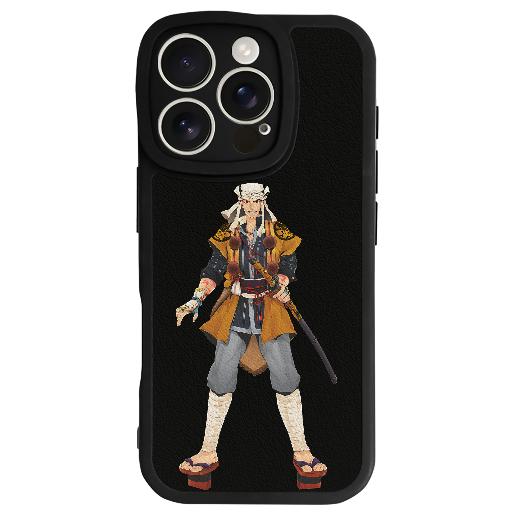 （画像用） 刀剣乱舞 Touken Ranbu 【iPhone 16シリーズ対応】シリコンスマホケース（レザー調） 材質：シリコン